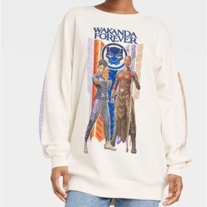 NEW PLUS SIZE Marvel Wakanda Forever Sweatshirt